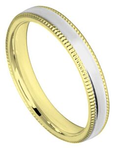 3mm Two-Colour Di-Cut Wedding Ring | C643B00G 5259